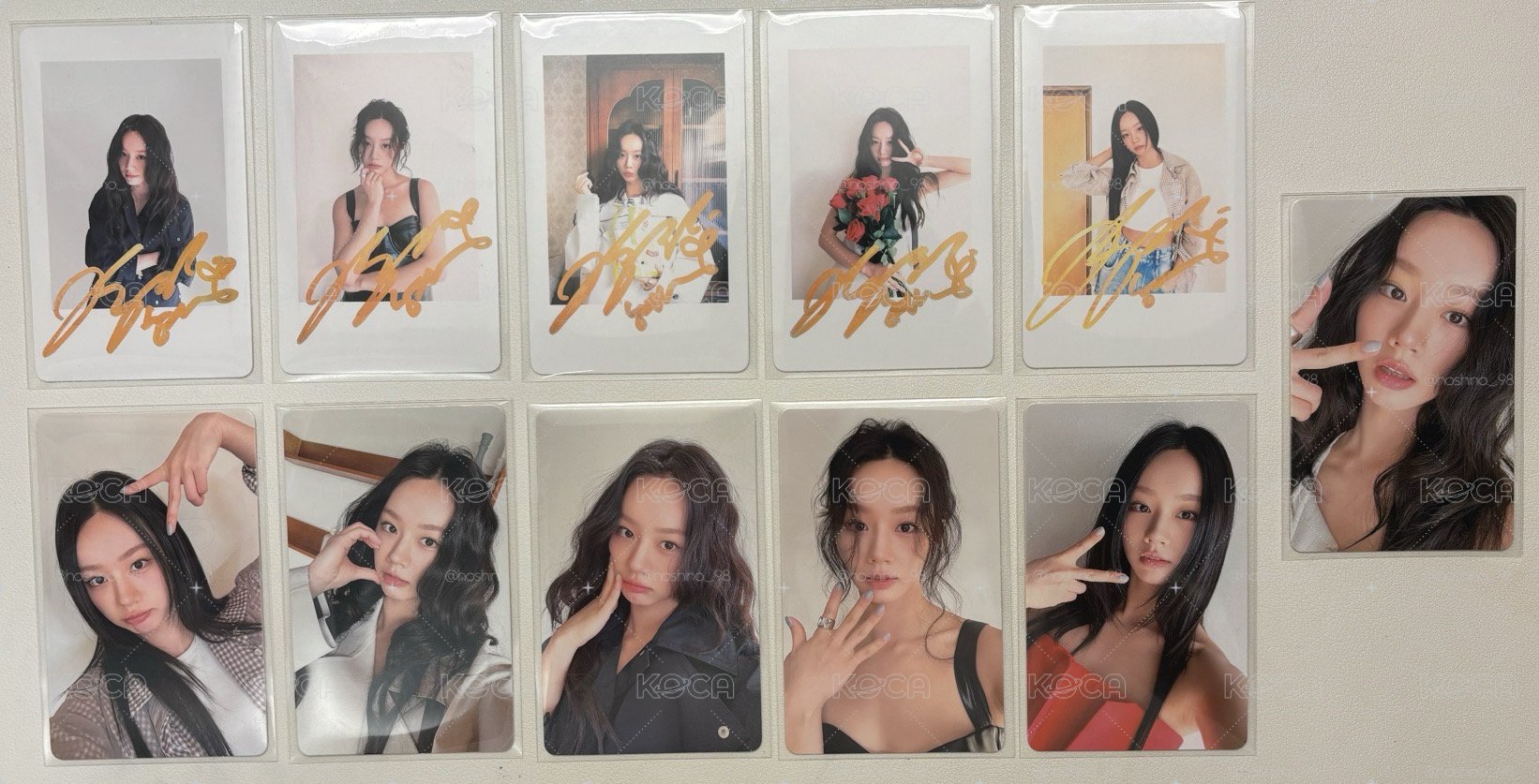 李惠利雜誌卡全套