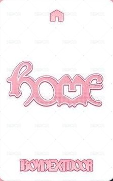 HOME hello82 單封 特典卡  背面