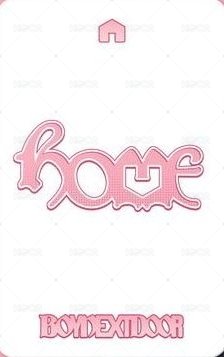 HOME hello82 單封 特典卡  背面