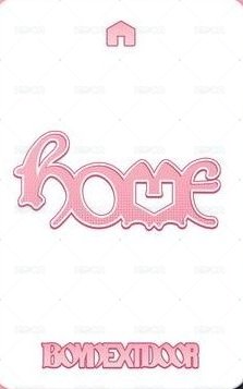 HOME hello82 單封 特典卡  背面