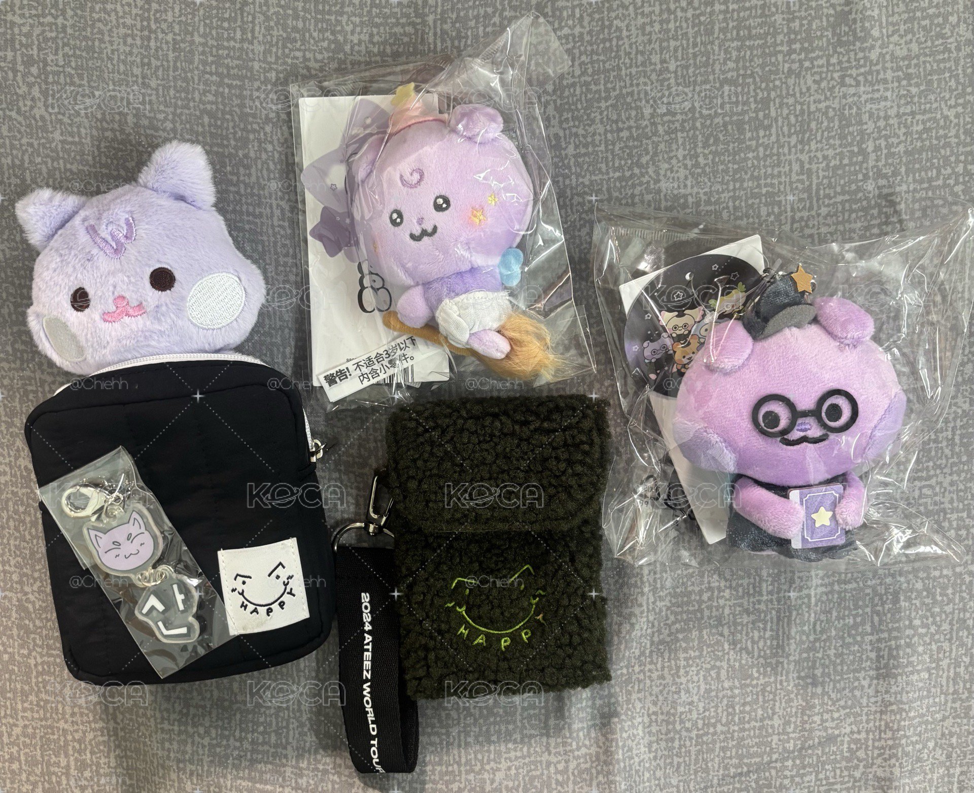 傘豆豆眼+掃帚娃+魔法娃+安可場小包+零錢包