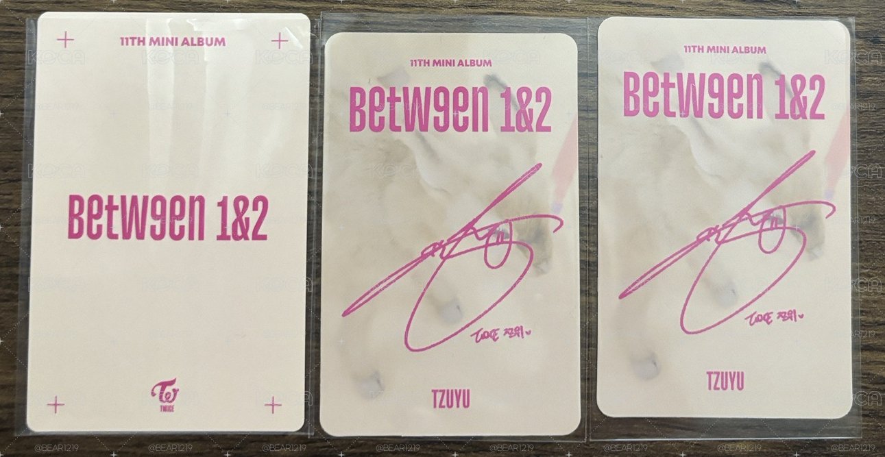 子瑜💙BETWEEN 1&2專卡小盤