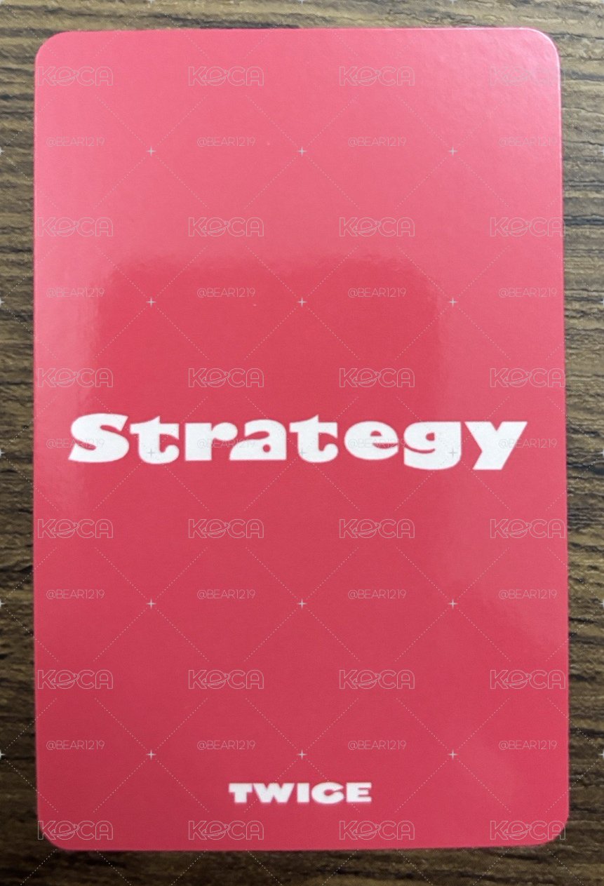 子瑜💙STRATEGY AM特典卡 團封 ver.