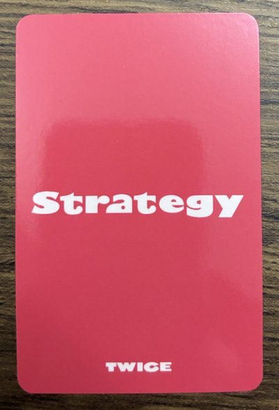 子瑜💙STRATEGY AM特典卡 團封 ver.