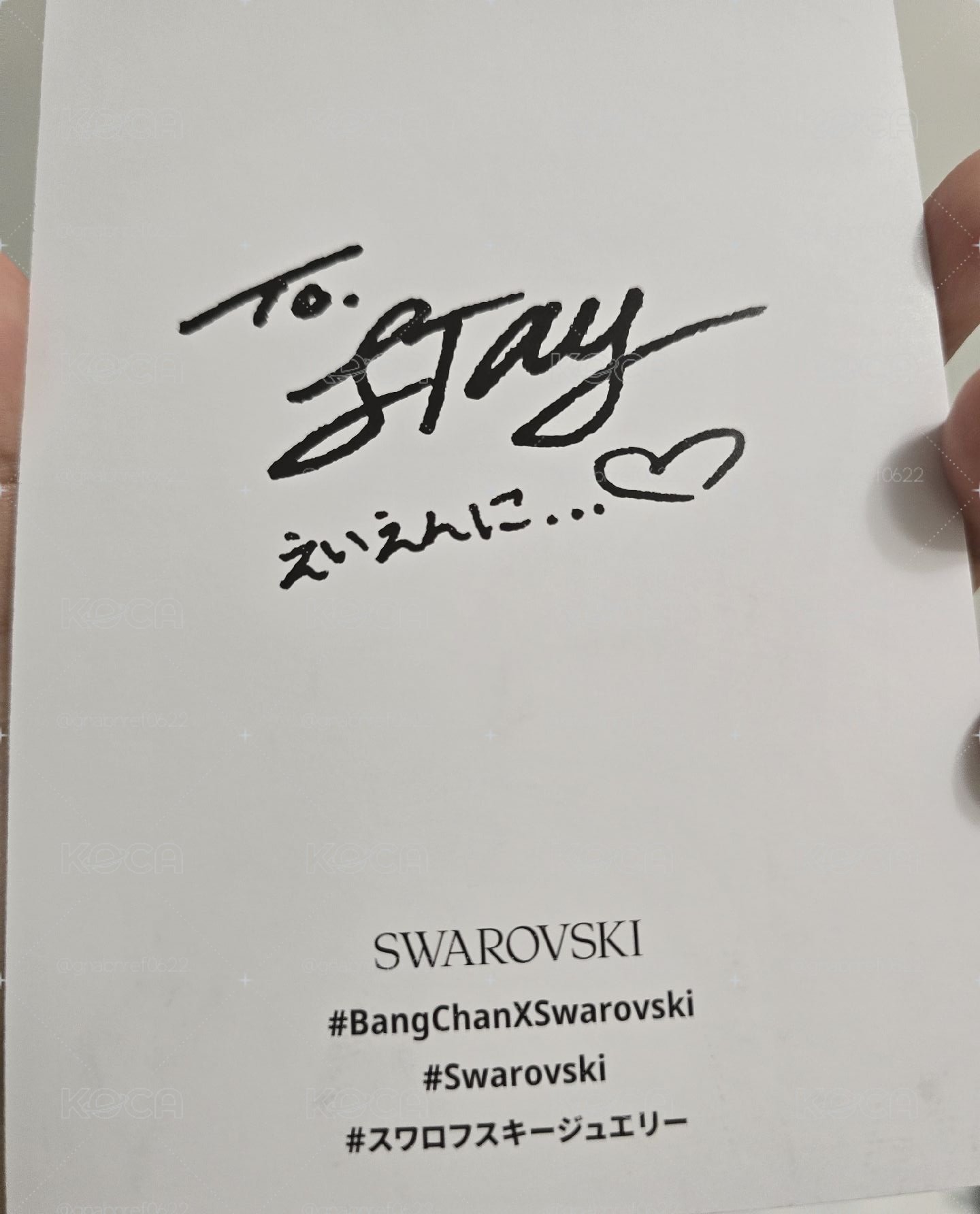 SWAROVSKI 明信片