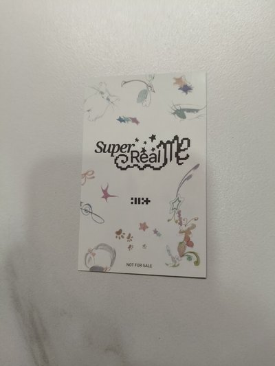 🔴SUPER REAL ME 環球 預售 特典卡 