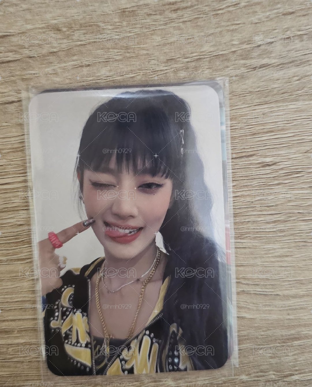 idle minnie 特典卡