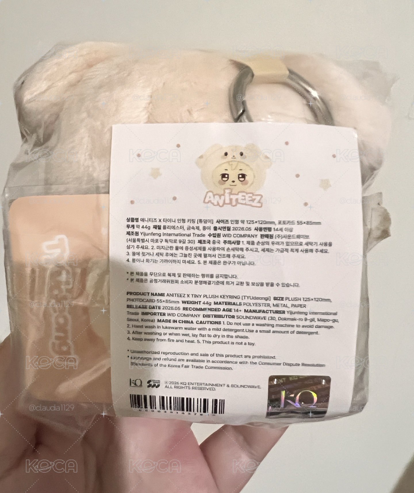 ANITEEZ IN COLOR 吊娃 ANITEEZ X TINY PLUSH KEYRING 潤
