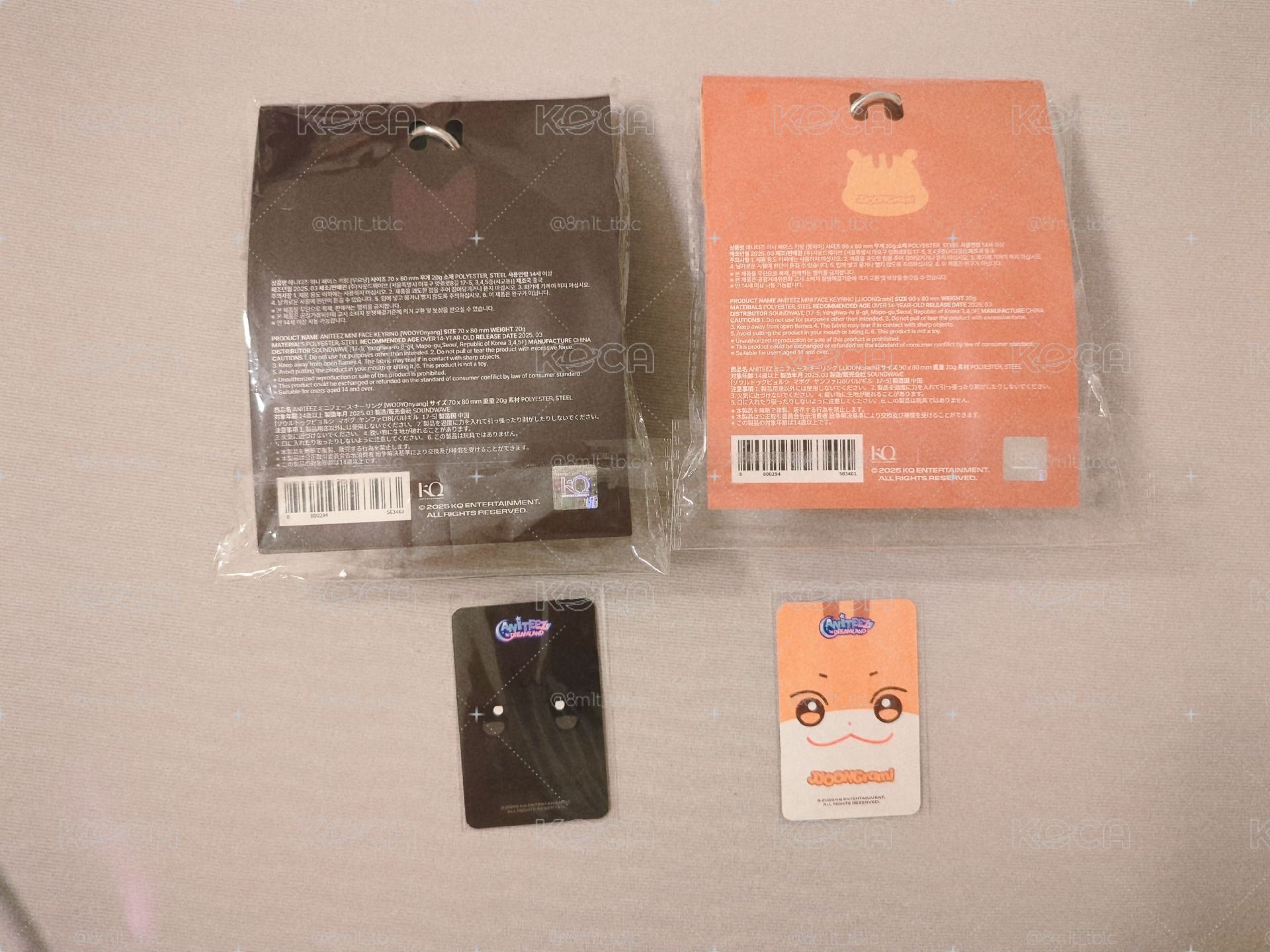 夢境大頭吊飾 中&榮（含卡）