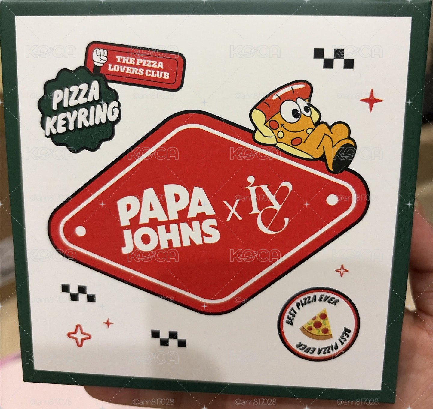 PAPA JOHNS披薩吊飾