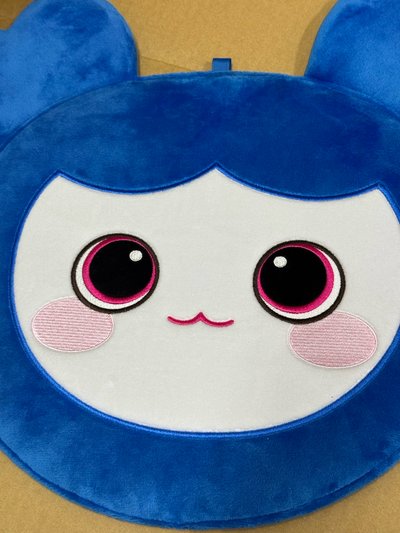 扇套+扇套刺繡貼紙一套（紅/黃/藍）全新