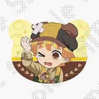 Cafe 豐收之秋祭2025 熊 徽章 （A）