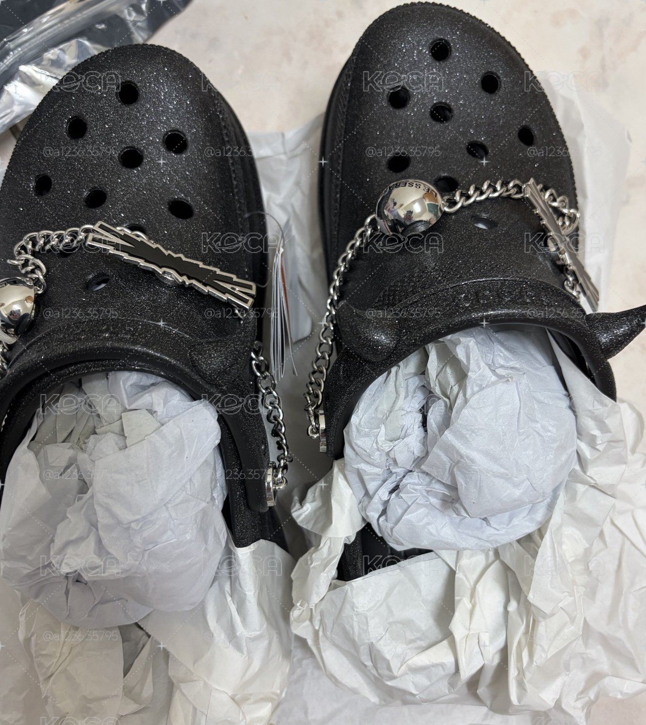 請詳閱說明-lessrafim crocs聯名洞洞鞋（25號、W8）