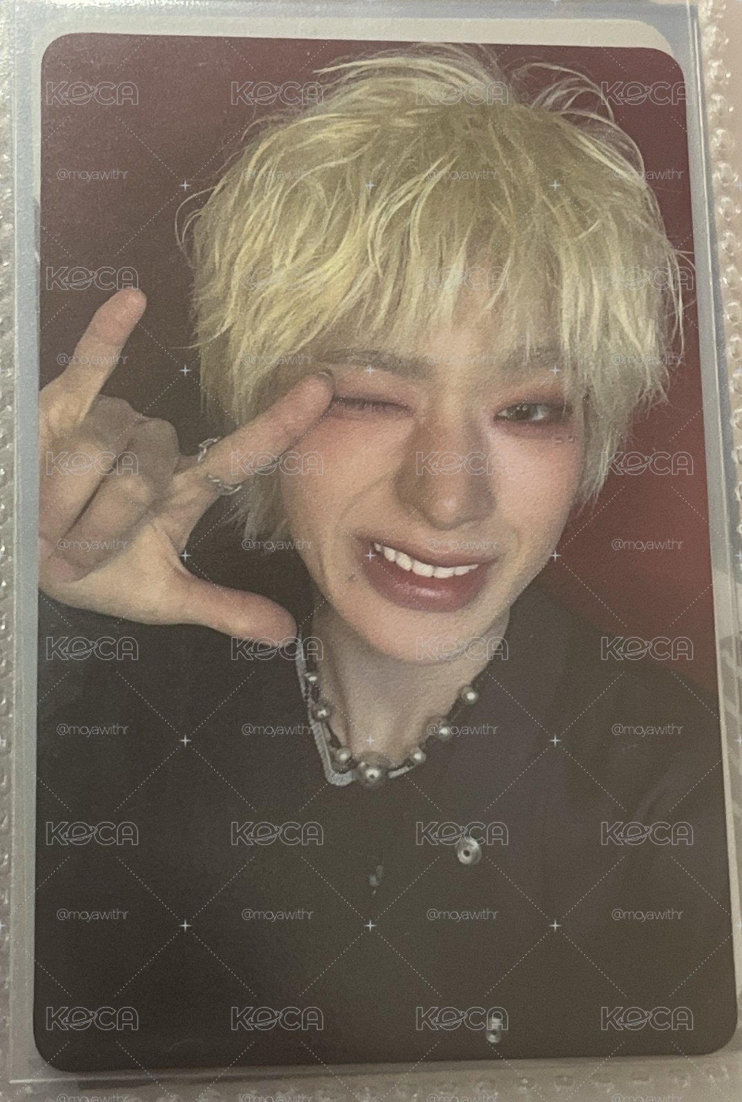 NEXZ Tomoya Orly金髮 塔店幸運卡