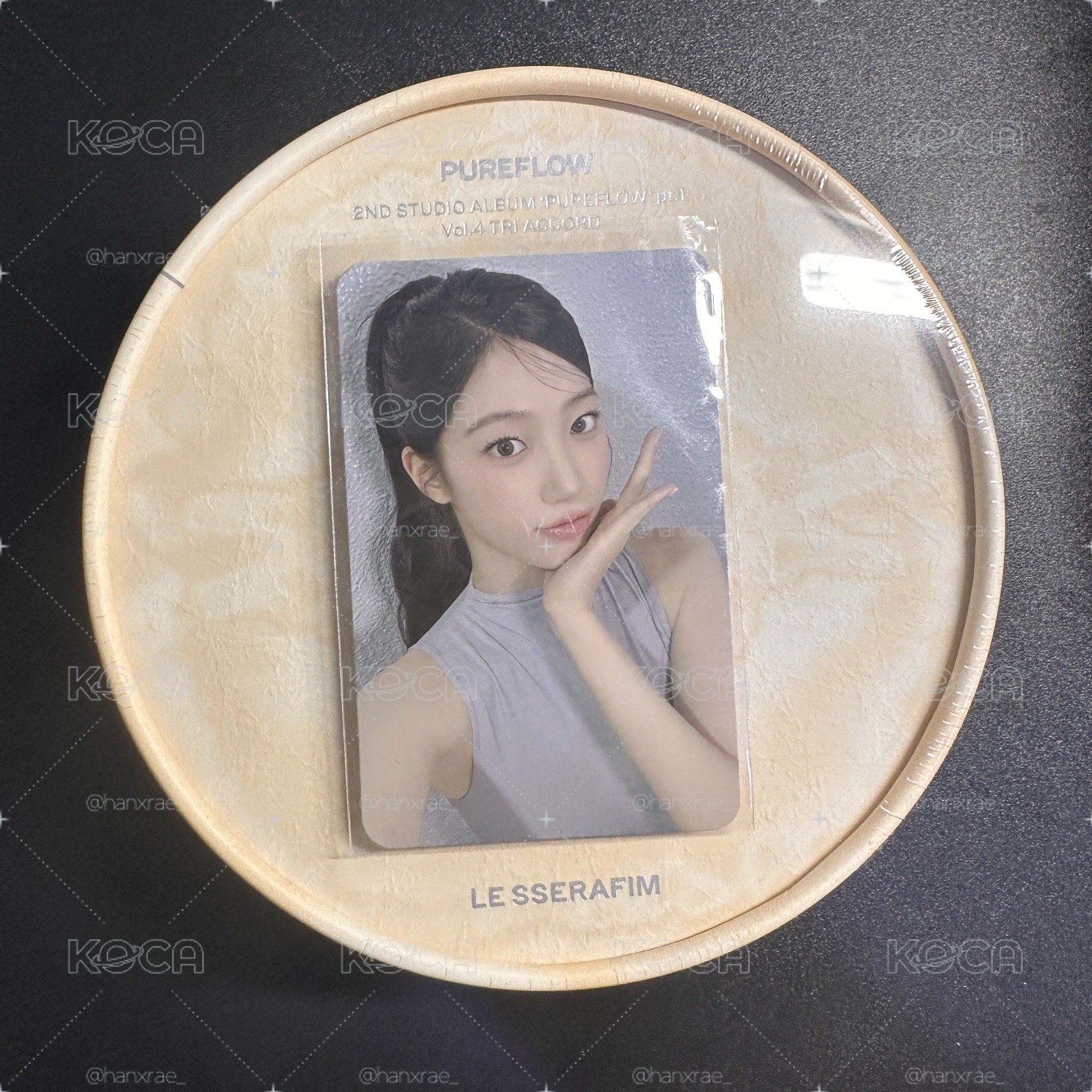 1元起標 LE SSERAFIM PUREFLOW 7-11特典 一葉Kazuha含未拆專