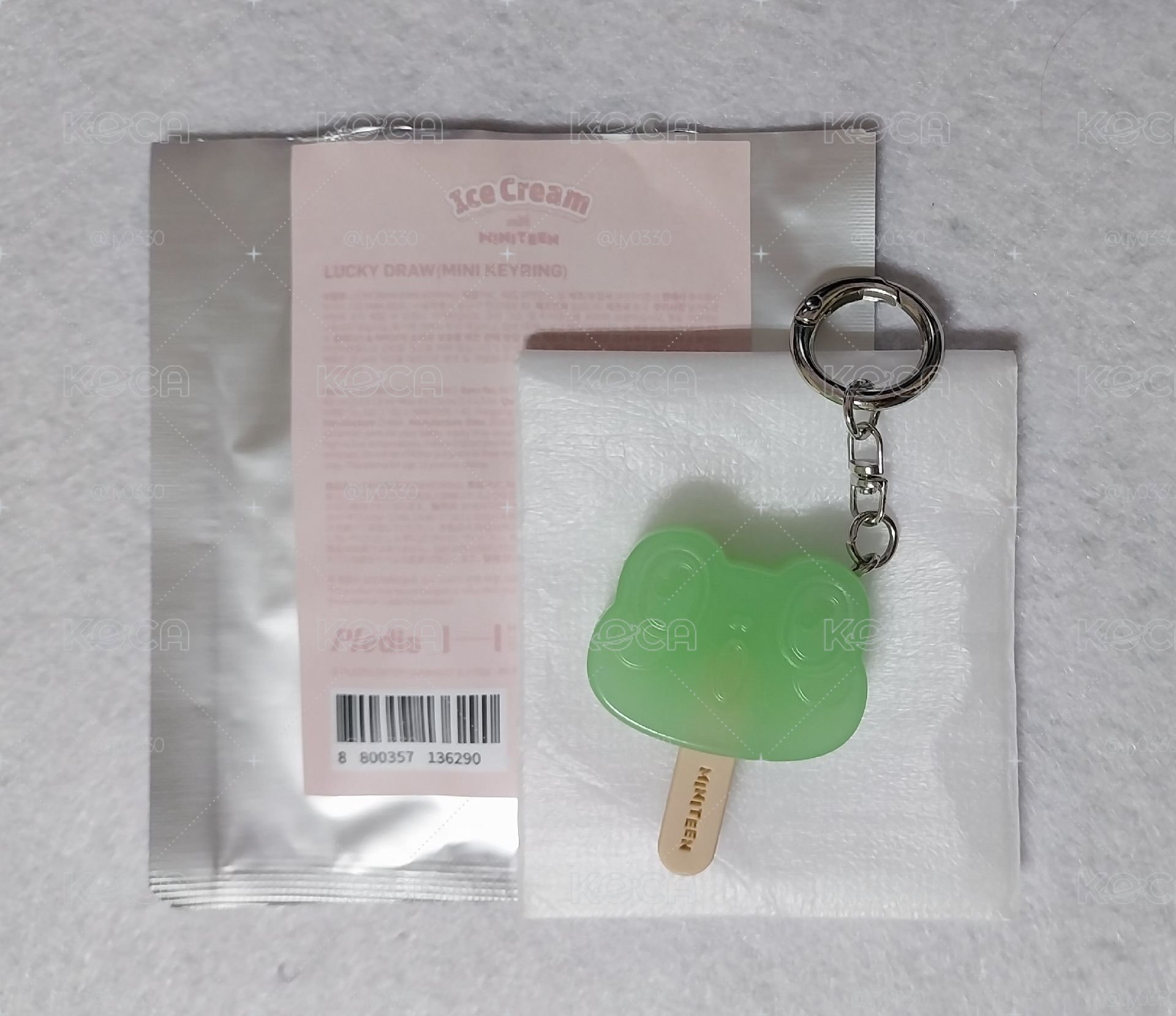 夏日miniteen 冰棒鑰匙圈 八