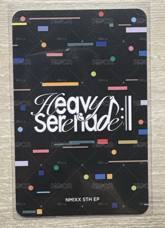 Heavy Serenade Serenade ver. 專輯卡 