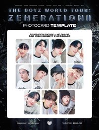 THE BOYZ WORLD TOUR : ZENERATION Ⅱ 滿額卡