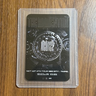 Mark 馬克 NCT 127 四巡 臺北入場卡