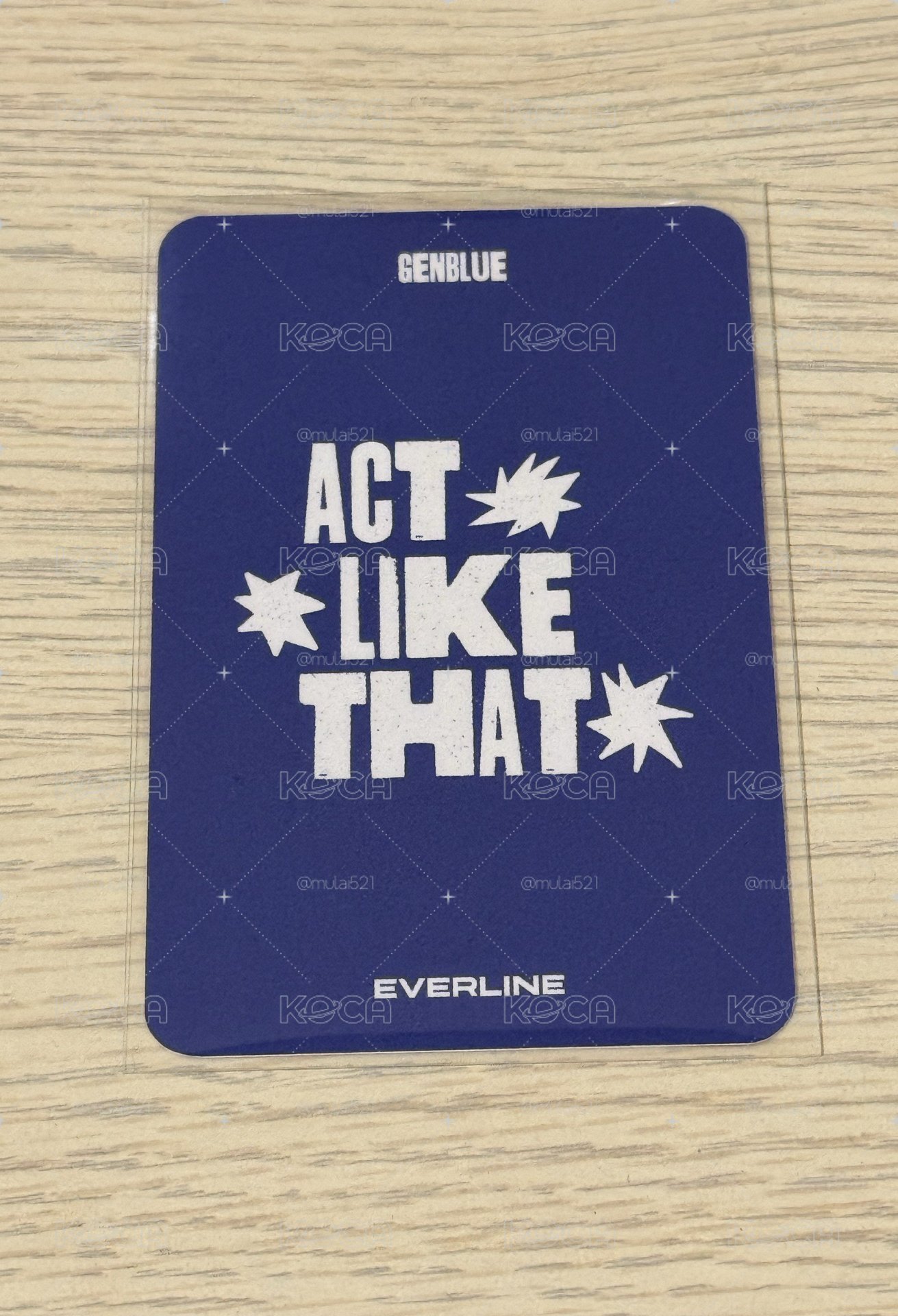 [現貨]ACT LIKE THAT 媛媛EL(麻糬ver.)