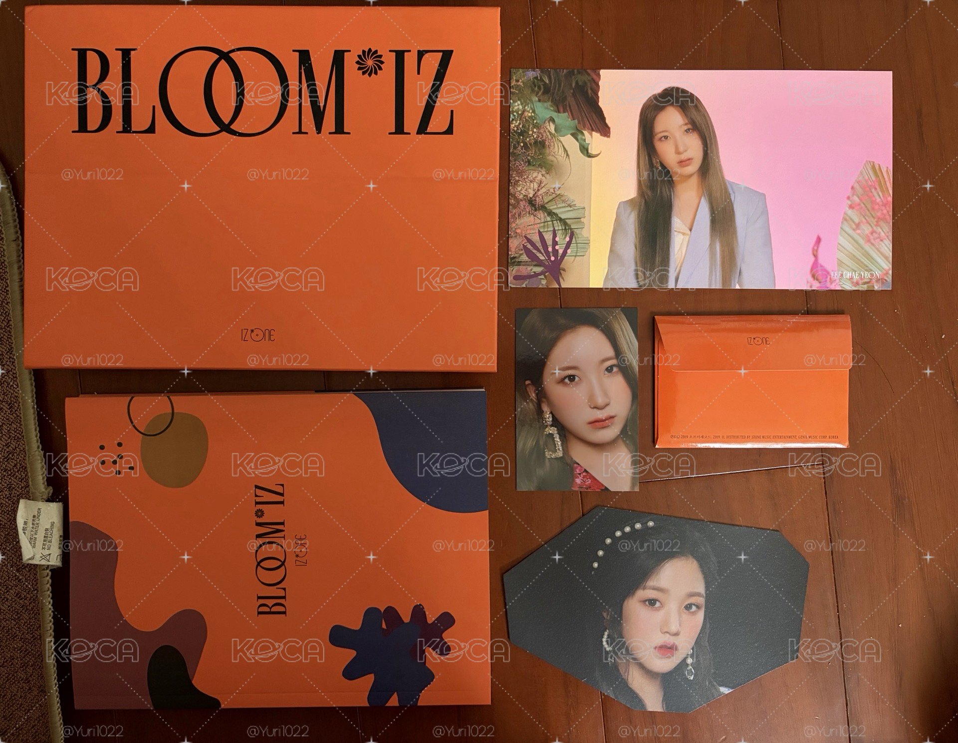 BLOOM*IZ I WILL ver. 橘版 空專 珉周 封面