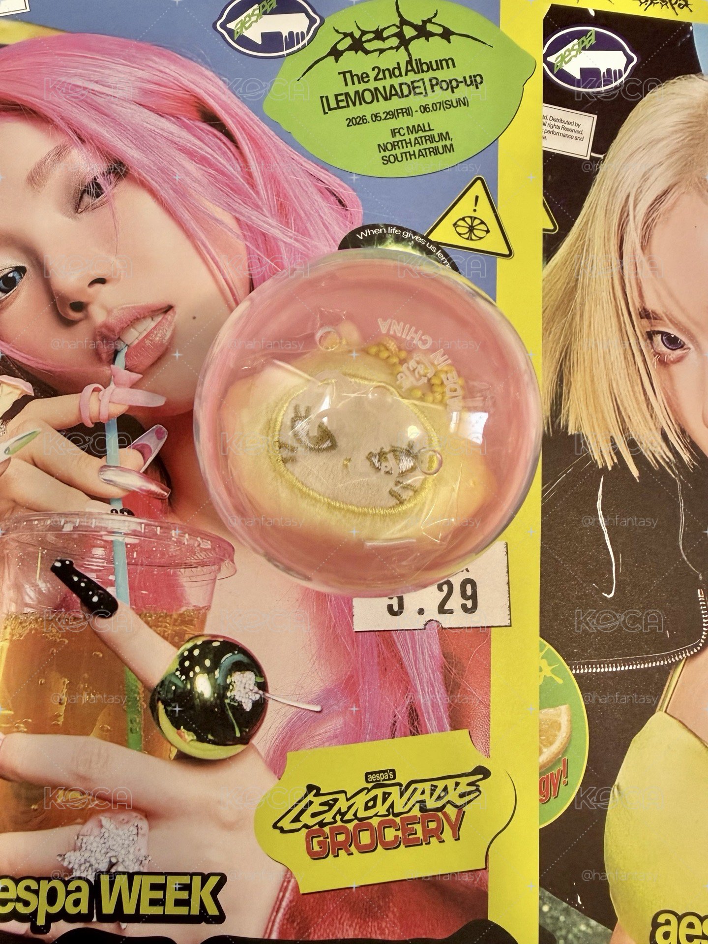 lemonade快閃店 檸檬吊飾