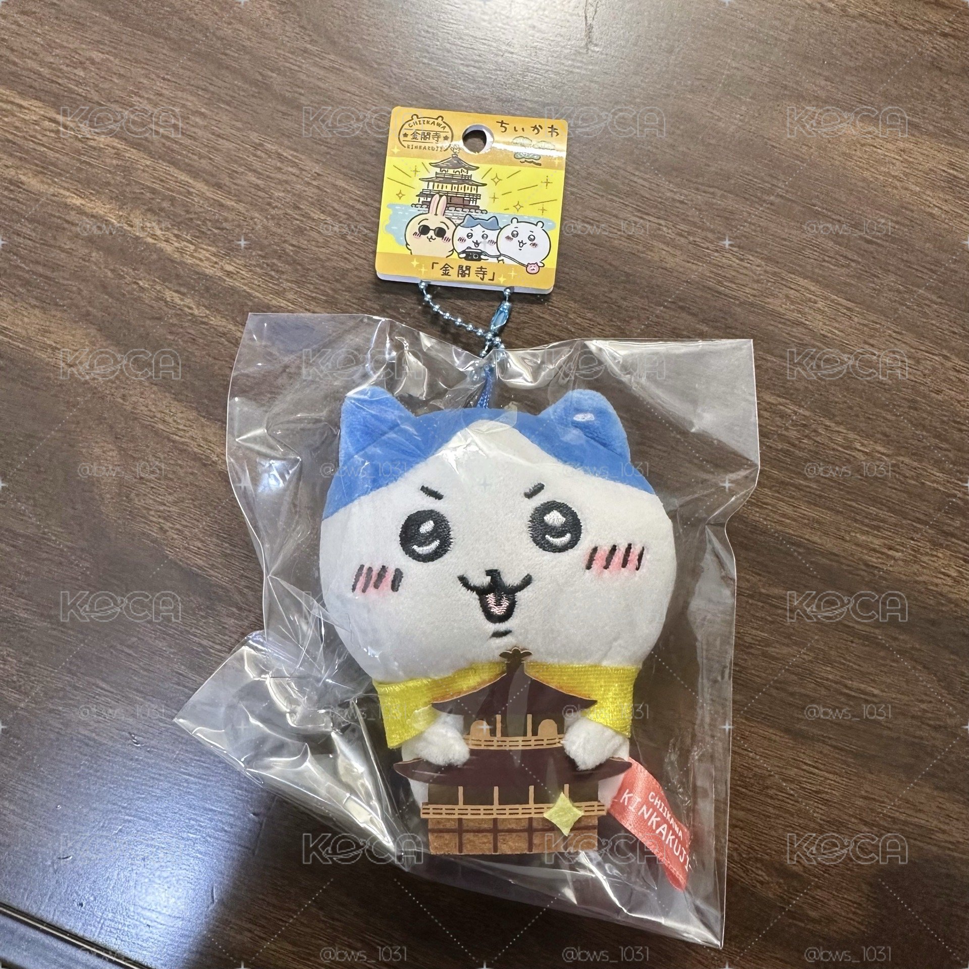吉伊卡哇chiikawa 金閣寺地區限定小八（親飛帶回）
