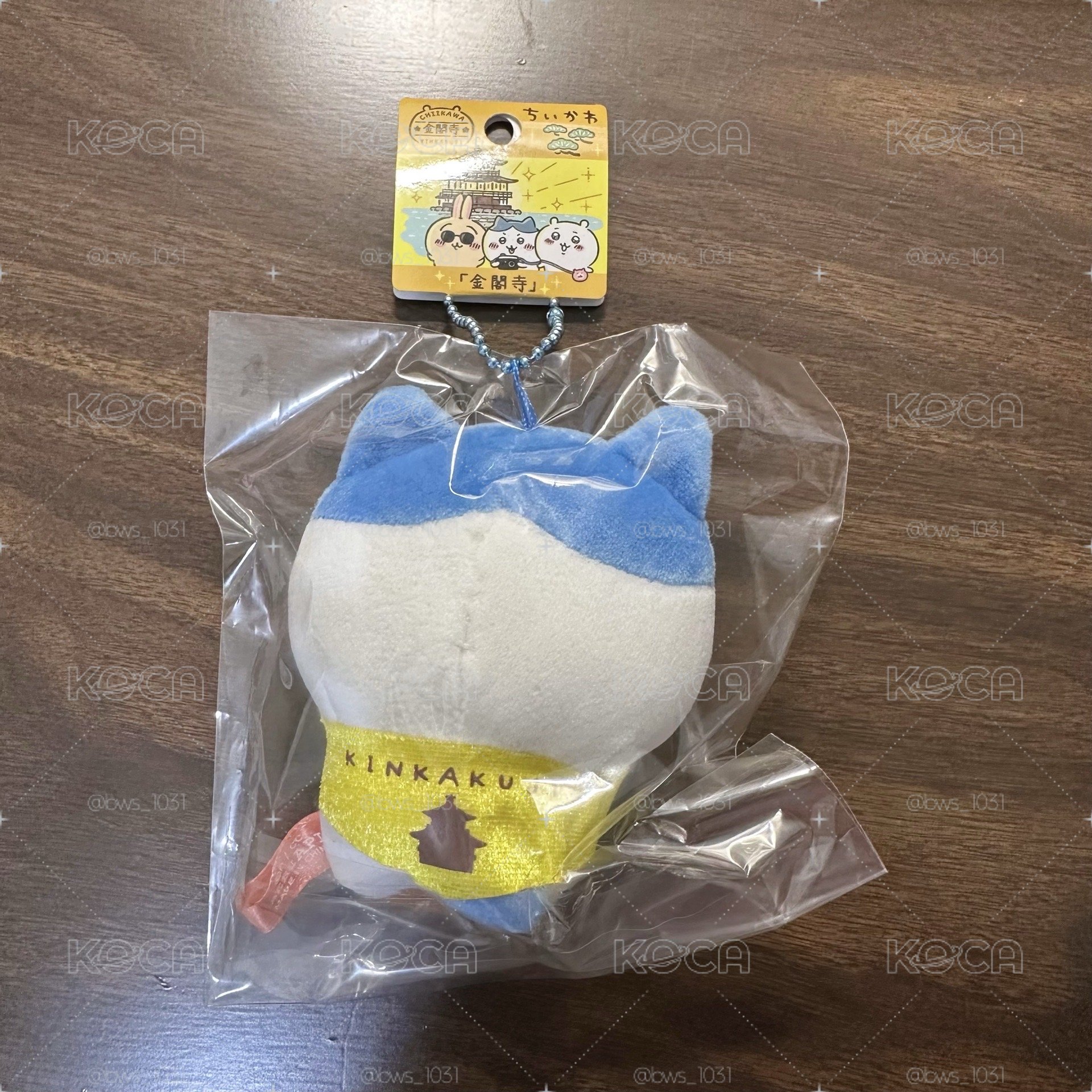 吉伊卡哇chiikawa 金閣寺地區限定小八（親飛帶回）