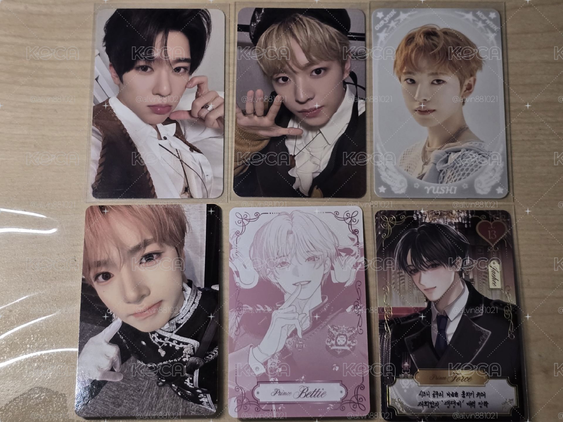 NCT WISH 隨機卡包們
