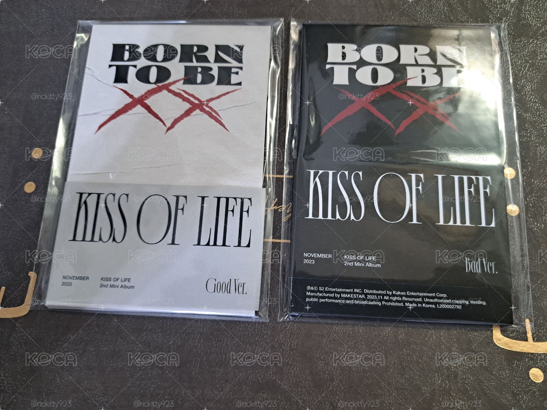KISS OF LIFE BORN TO BE XX POCA版空專一套