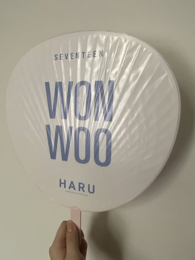 HARU 扇子 MINI10fml灰版全專 精選專 專輯卡 CARAT ver.