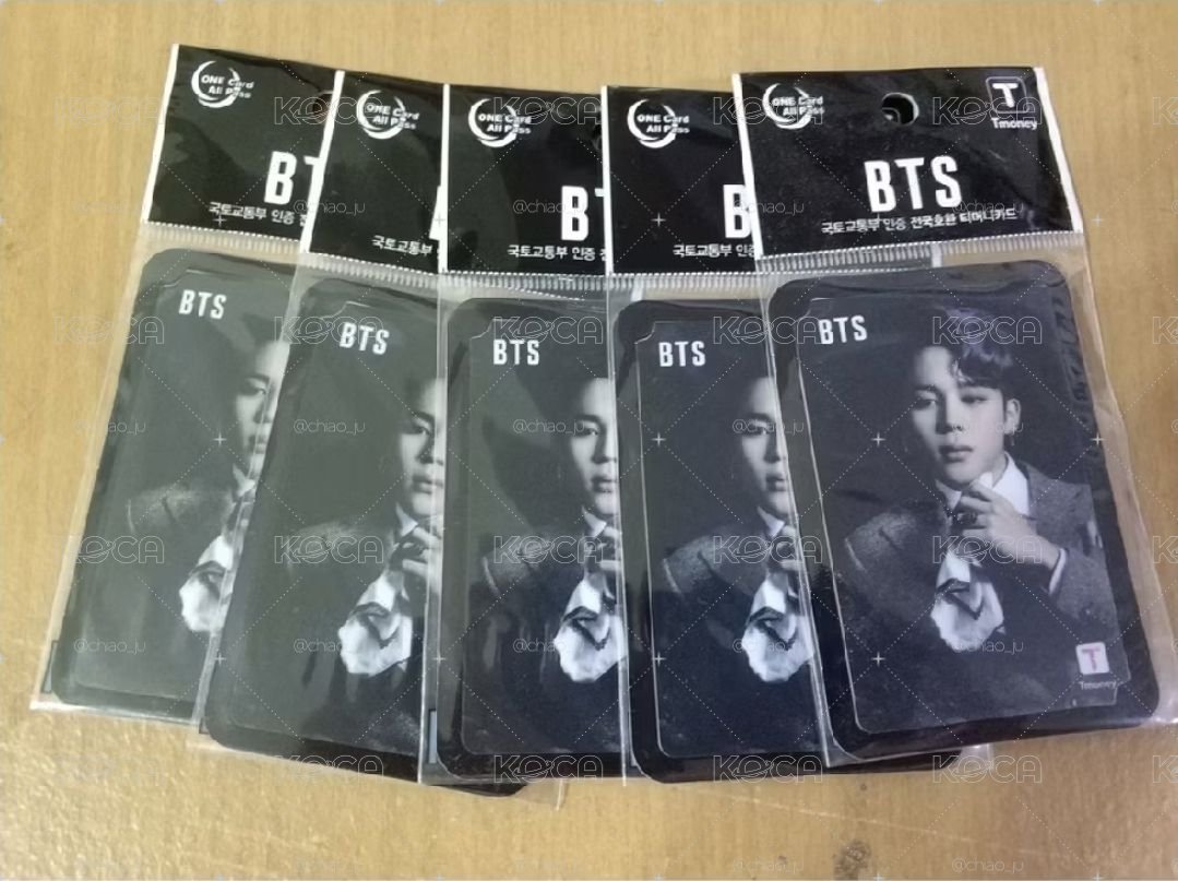 防彈少年團 BTS 聯名 T-money 交通卡