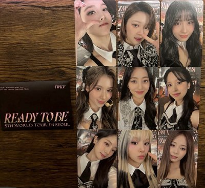 🍭READY TO BE 演唱會 DVD小卡組 首爾場🍭