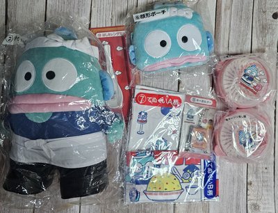 三麗鷗 人魚漢頓 一番賞 中華料理 40週年 娃娃 燈箱 鑰匙圈 毛巾