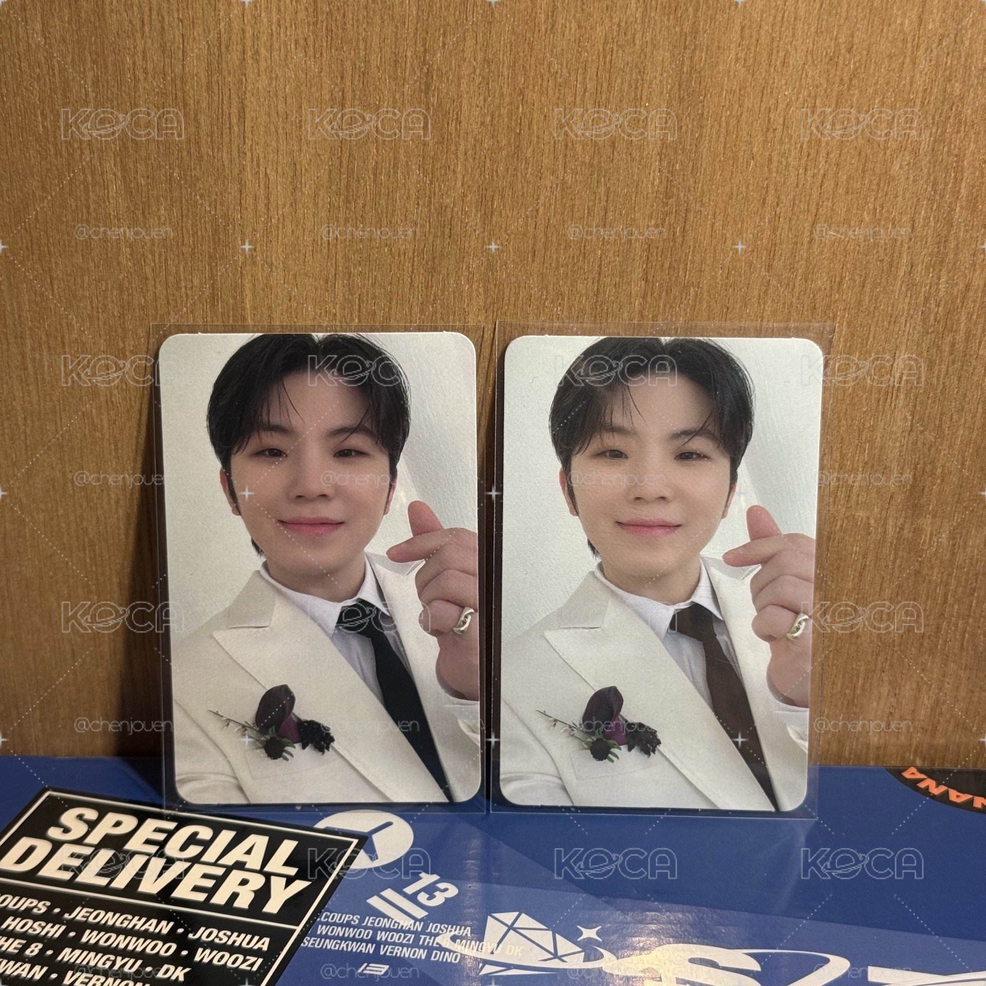 🍚MINI10 專輯卡 CARAT ver.｜WOOZI 