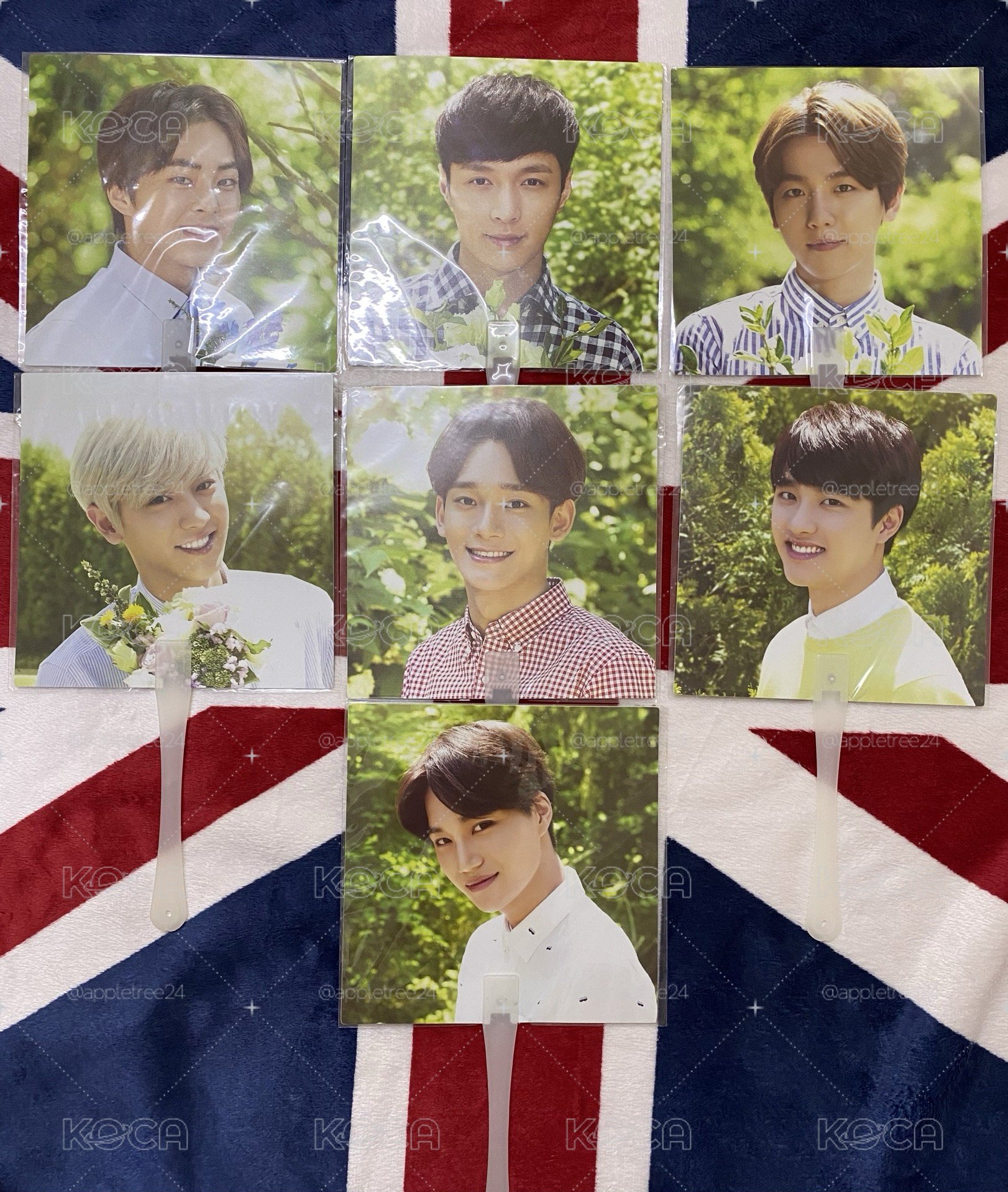 EXO NATURE REPUBLIC 扇子
