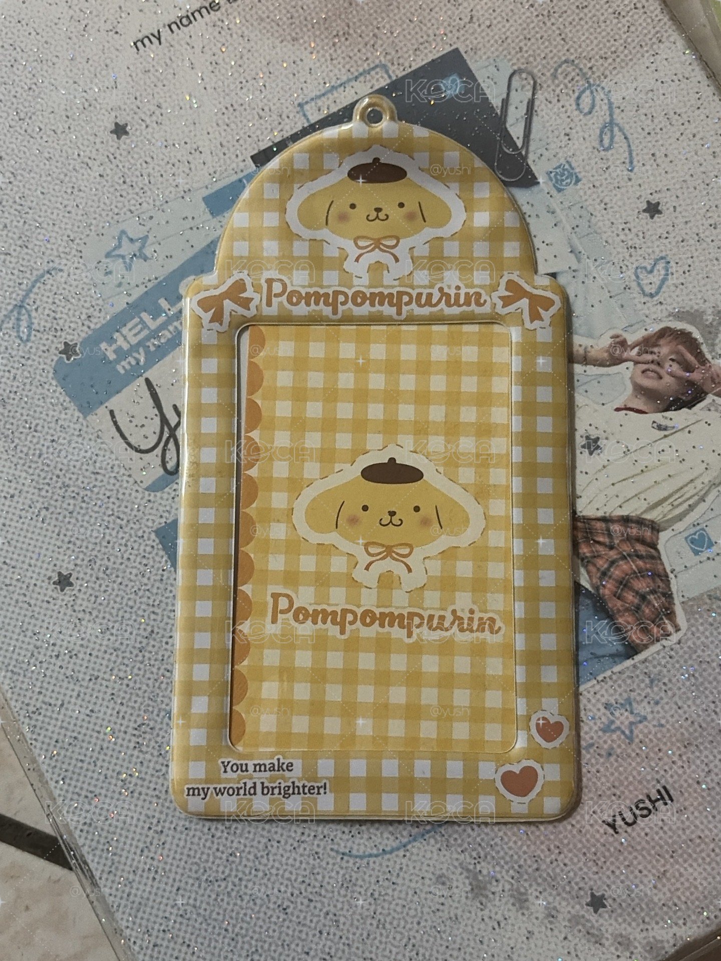 布丁狗 格紋卡套 現貨