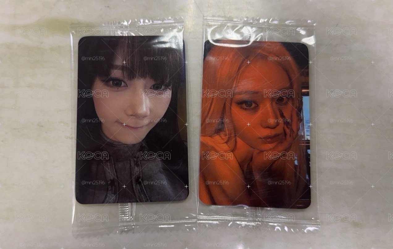 現貨未拆 冬天 Giselle K4特典卡