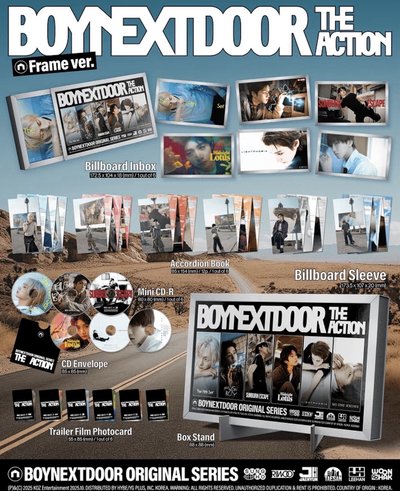 boynextdoor迷你五 THE ACTION 已拆全專