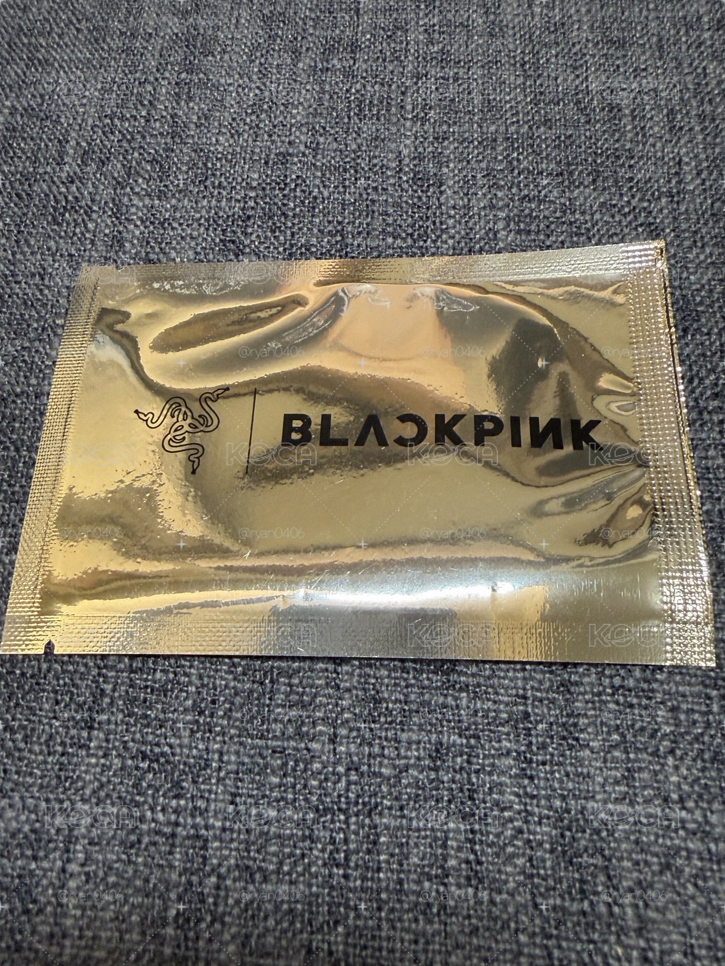 全新未拆封BLACKPINK x Razer特典卡