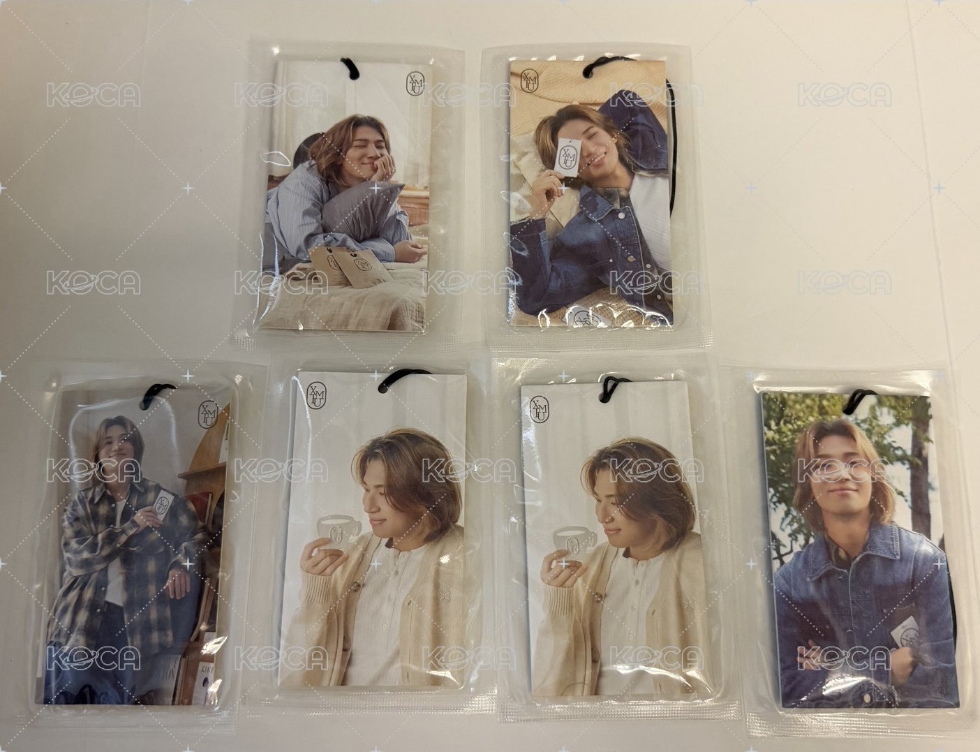 每款各一 共5張