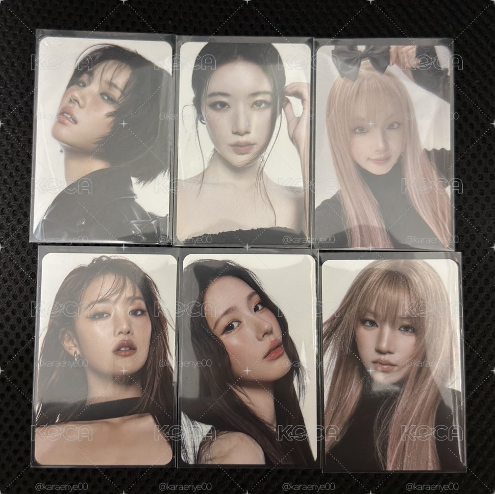 I-dle 世巡 四巡 隨機卡 六張 
