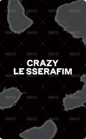 CRAZY JP 日咖 預售 特典卡  背面