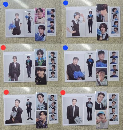 weverse 會員禮 個人set（紅綁藍）