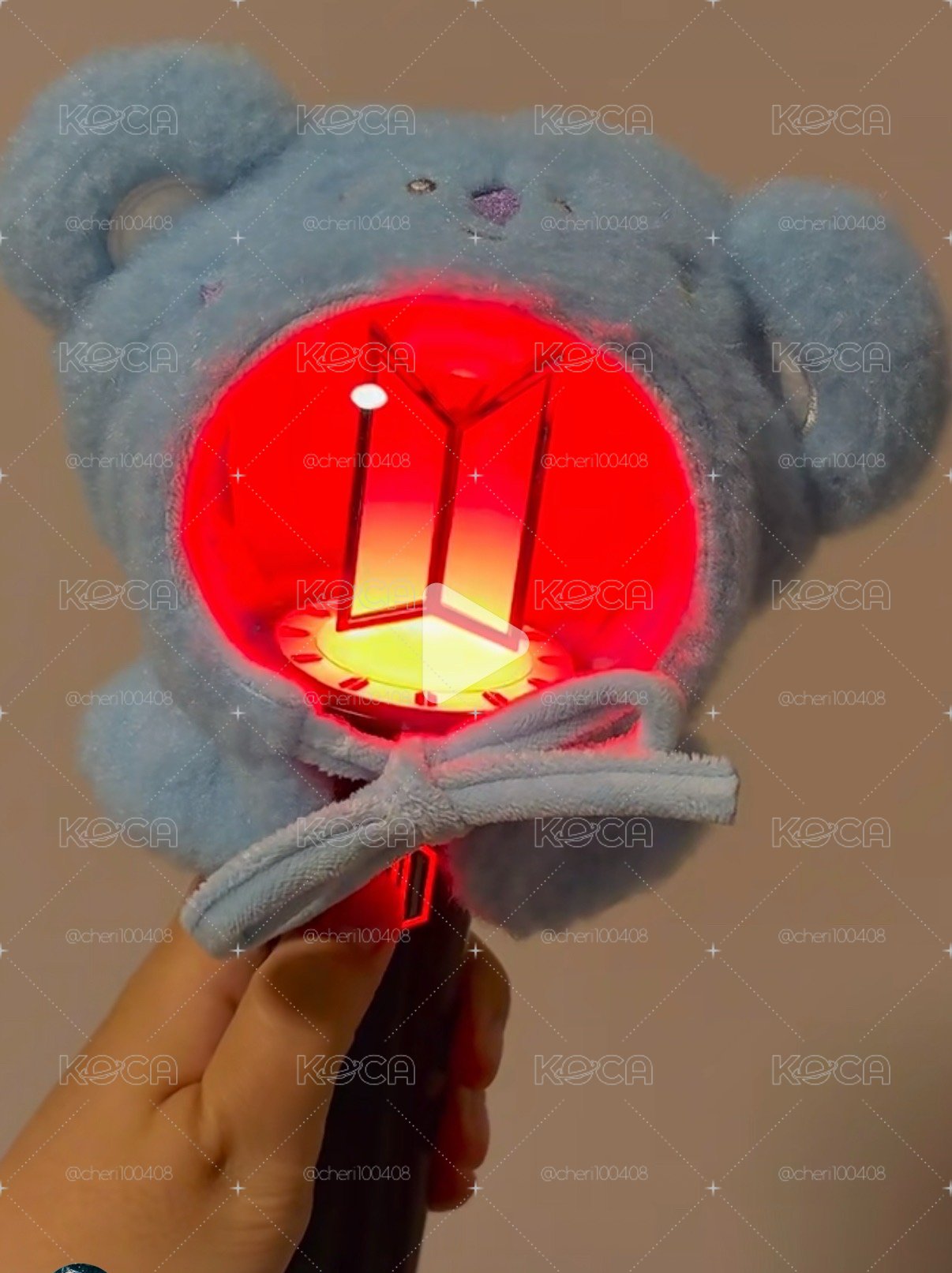 送隨機應援物[代購]BTS BT21 手燈套