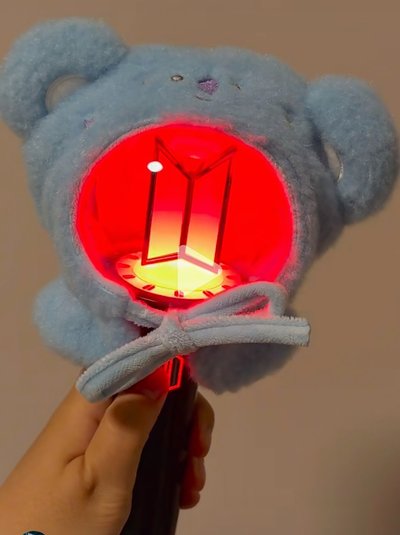 送隨機應援物[代購]BTS BT21 手燈套