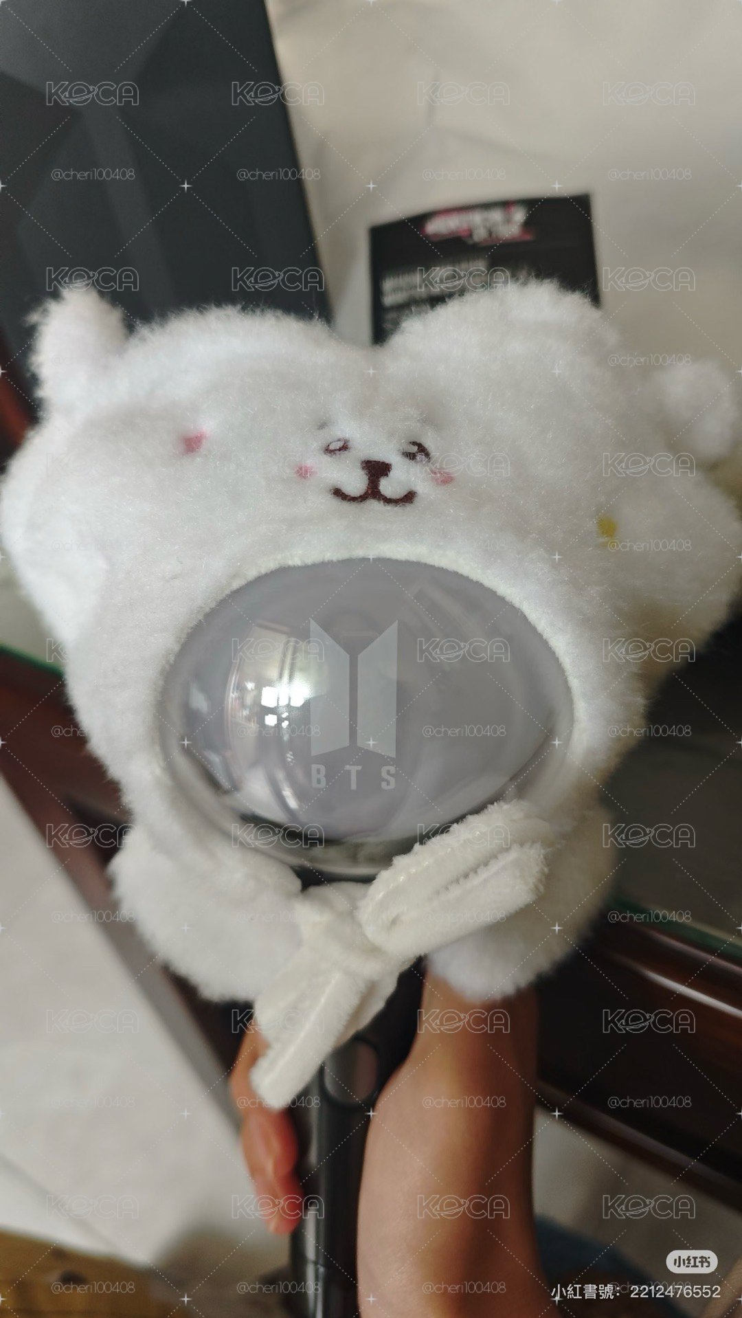 送隨機應援物[代購]BTS BT21 手燈套