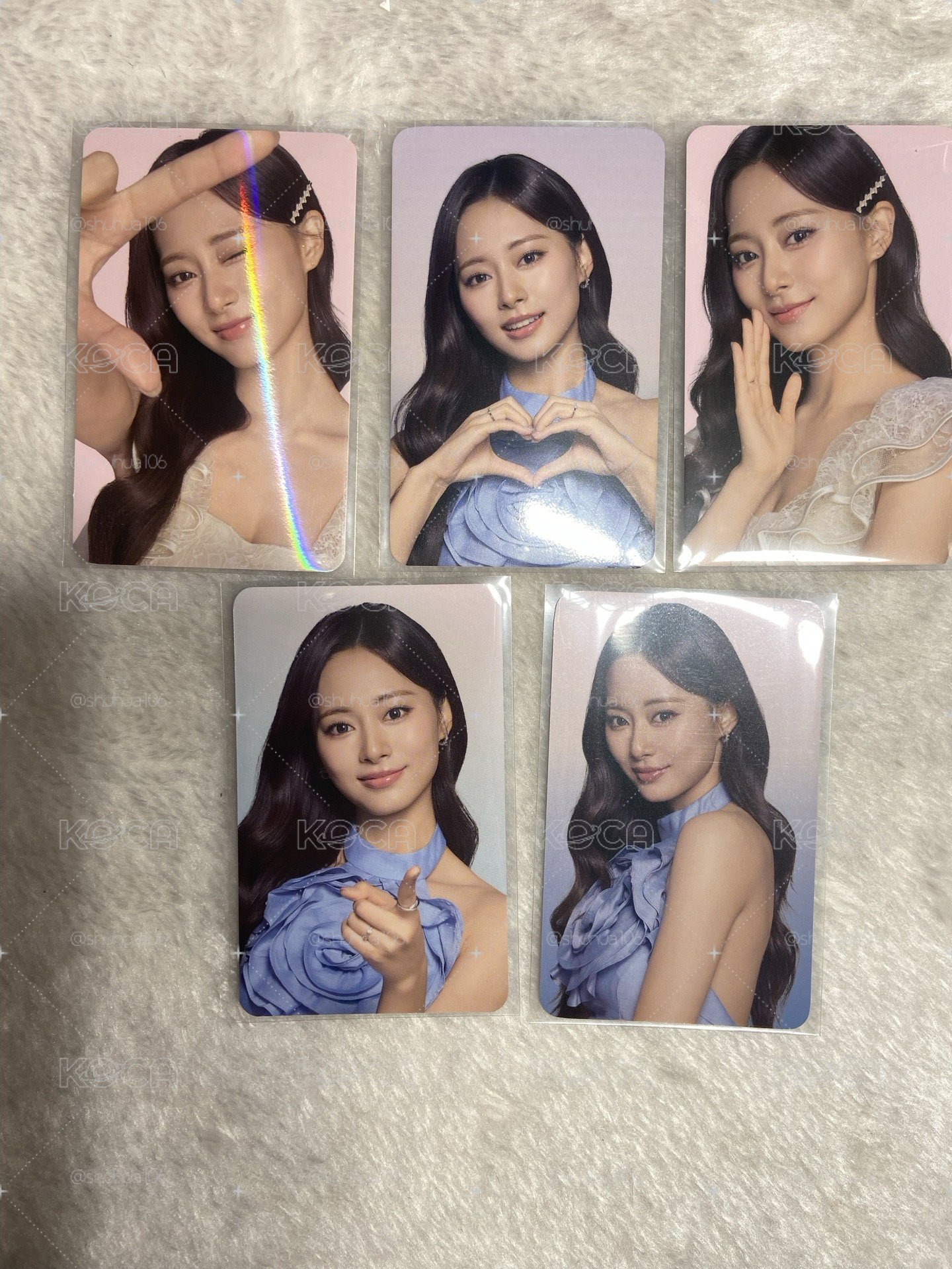 子瑜7-11小卡5張一起
