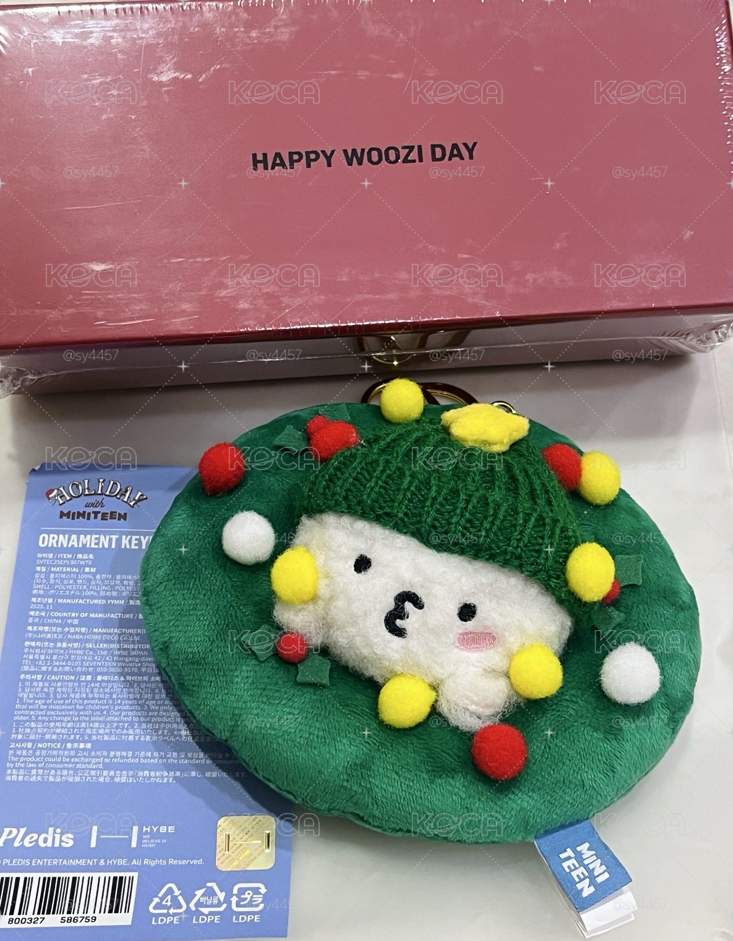 勳生日墨鏡+聖誕花圈