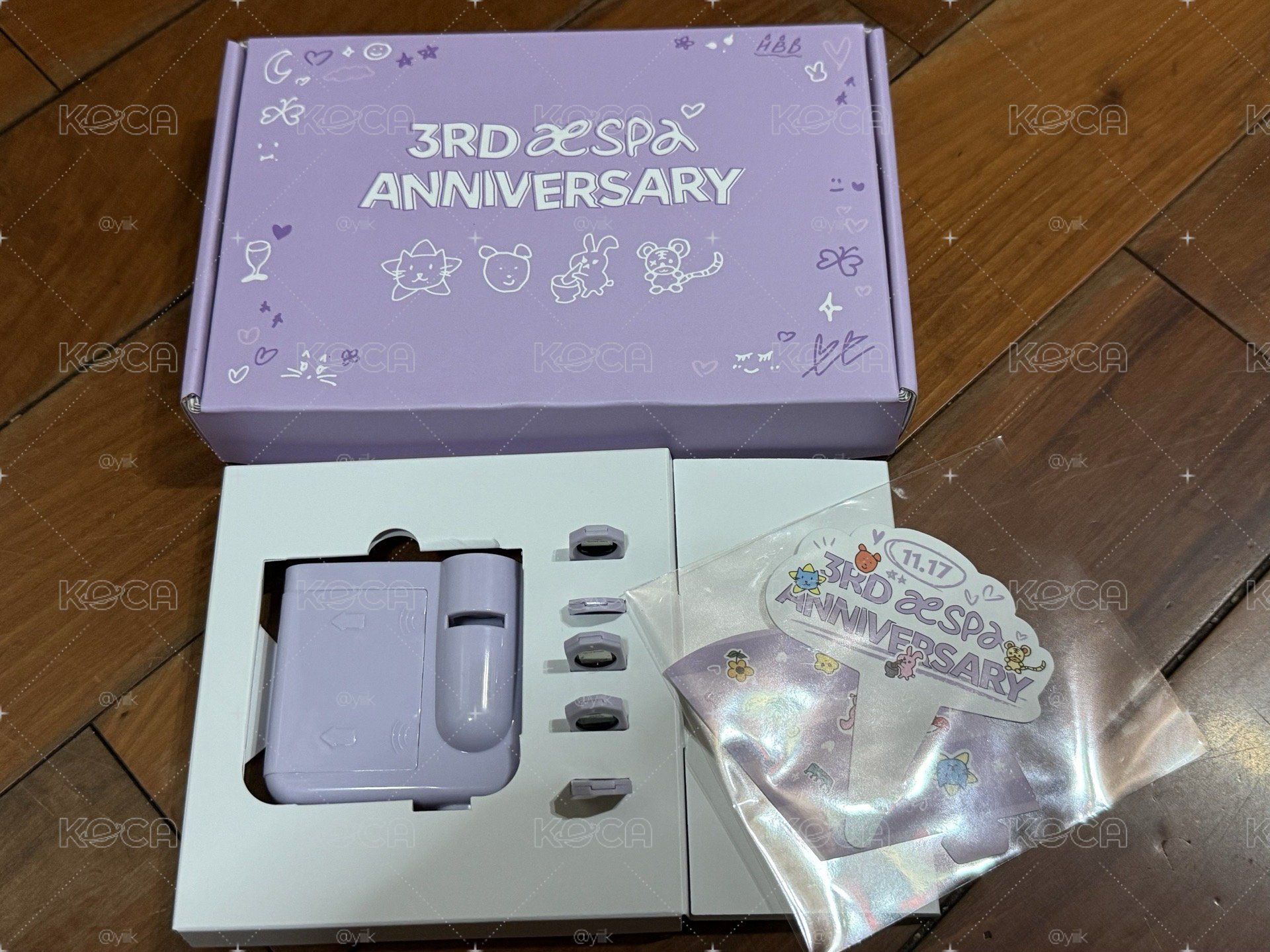 aespa 3週年投影機